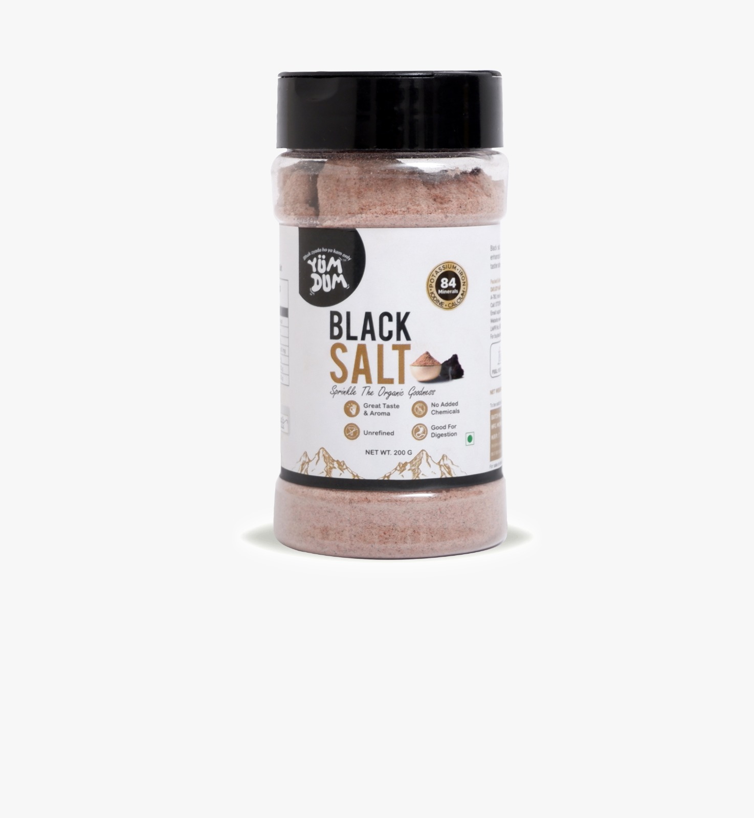 Black Salt Sprinkler (200g)